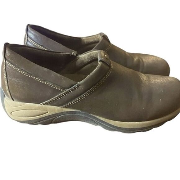 Eastland Baylee Wm’s Sz 8.5 Brown Reinforced Sport Slip On Comfort Mule Shoe - Picture 3 of 7